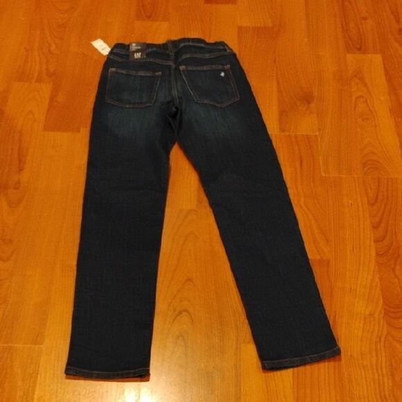 GAP Blue Straight Jeans with Distressed Details - Picture 5 of 6